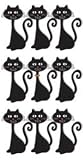 Essentials Large Dimensional Stickers: Black Cats Assorted