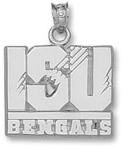 Idaho State Bengals Sterling Silver "ISU Bengals" Pendant