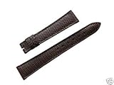 New & Authentic 17.65mm Cartier Burgundy Lizard Watch Band 17.65mm For Cartier Tank Watches