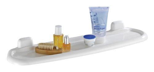 Wenko 17943100 Wandablage Pure - Kunststoff, 58 x 5.5 x 14 cm, wei&szlig; Preisvergleich