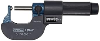 Fowler 52-244-001-1 Ball Anvil Micrometer - 0-1" Range, Measures Tube & Wall Thickness