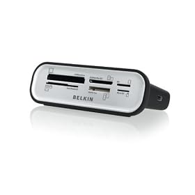 Belkin Hi-Speed USB 2.0 Universal Media Reader, supporting for all major media types including SHDC, Black