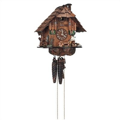 10 Cuckoo Clock with and Squirrel
