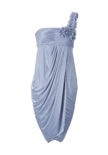 APART Damen Kleid/ Mini  Asymmetrisches Kleid in taubenblau, Gr. 40, Blau (taubenblau) Preisvergleich