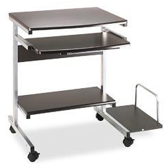 TIF946ANT - Portrait PC Desk Cart Mobile Computer Workstation