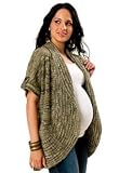 Motherhood Maternity: Short Sleeve Tab Cuff Maternity Cardigan