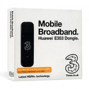 UK United Kingdom PAYG DATA DONGLE on 3 THREE Network For IPAD Pre Loaded 1GB Data Allowance