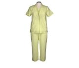 Denim & Co. Stretch Linen Rayon Embroidered 3 Pc. Crop Set