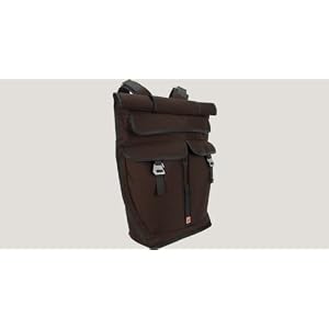 Chrome Sultan Roll Top Backpack, (Black/Red)