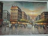 IMAGE OF Extra Large Original Hand Painted antique style Oil Painting 4feet X6feet