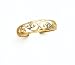 14K .02CT DIA SCROLL TOE RING - GH23889