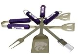 NCAA Kansas State Wildcats 4 Piece Barbecue Set