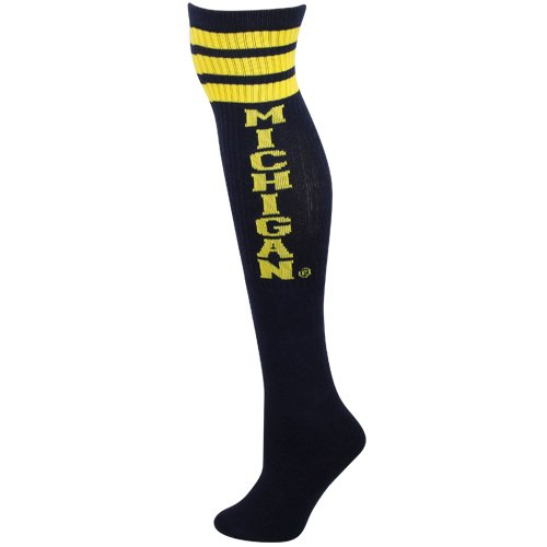 Michigan Wolverines Women's adidas Team Tube Socks