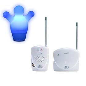 Safety 1st Crystal Clear Nursery Monitor with Free Mobi Tyke Light Jr