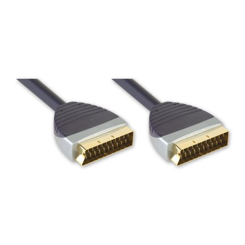 Bandridge Premium SVL7395 - Scart Male To Scart Male Video Lead - 5.0 Meters