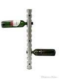 Stainless Steel 12-Bottle Wall Mount Wine Rack Holder