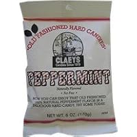 Claey's Natural Peppermint Drops 6 oz - 12 Unit Pack
