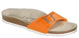 Birkenstock Sandal Madrid from Birko-Flor in sunshine with a narrow insole