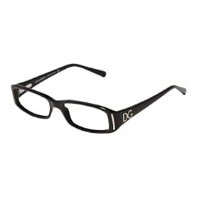 DOLCE and GABBANA D&G 3043 501 SHINY BLACK PLASTIC EYEGLASSES