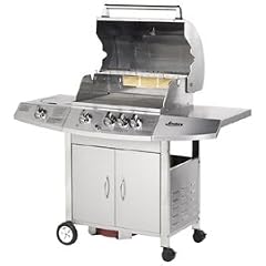 Enders 8030 Gasgrill Au�enk�che "Lincoln II" 3-flammig je 4.3 kW, inklusiv zusammen Infrarotgrill, Seitenbrenner und Grillspie�