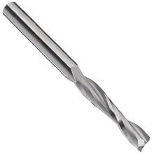Onsrud Cutter 52-700 Solid Carbide Upcut Spiral O Flute Router Bit, Uncoated (Bright) Finish, 2 Flute, 22 Degree Helix