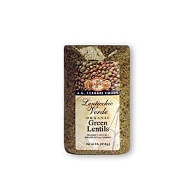 Dried Italian Green Lentils(Lenticchie Verdi) 1 lb.