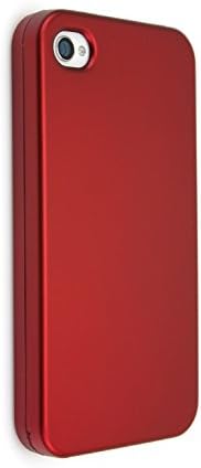BUNDLE - Gismo - Full Cover Snap-On Protective Case. For Apple iPhone 4 / 4S (Red) and PREMIUM CLEAR SCREEEN PROTECTOR