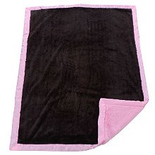 Koala Baby Pink and Brown Fur Blanket product image