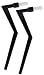Rattleware 931010 Group Brush, Zig Zag, Set of 2