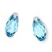 Swarovski Crystal 6010 Briolettes 13 X 6.5mm Aquamarine (2)