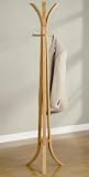 Coaster Contemporary Wood Coat Rack in Light Wood