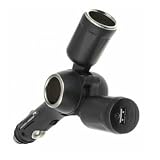 Review Pama & Co LTD (UK Consumer Electronics Stock Account)  / 3 Way Car Cigarette Lighter Socket Splitter - 2 X Cig - 1 X USB