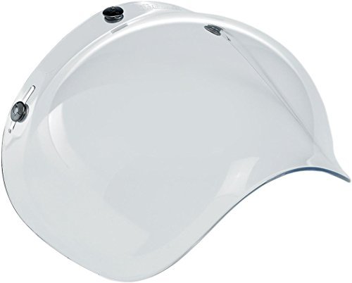 Biltwell Motorcycle Helmet Bubble Face Shield - Clear