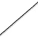 3.6mm Width Titanium Steel Black Mens / Womens Beveled Curb Chain Fashion Necklace-22 Inch