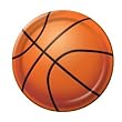 7" Basketball Party Plates