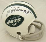Joe Namath Autographed/Hand Signed New York Jets Throwback Mini Helmet