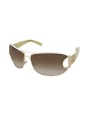 Gucci - Gucci Horsebit Logoed Temple Sunglasses gold horn/brown shaded