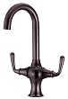 Danze D307556RB Bannockburn Centerset Double Faucet for One Hole Mount, Oil Rubbed Bronze