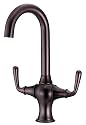 Danze D307556RB Bannockburn Double-Handle Single-Hole Mount Centerset Faucet, Oil Rubbed Bronze