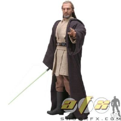 star wars qui gon jinn action figure star wars qui gon jinn action figure