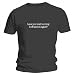 Turn It On And Off Geek T-Shirt (XX-Large, Black)