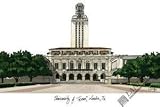 University of Texas, Austin Lithograph 14x10 Limited Edition Unframed Lithograph