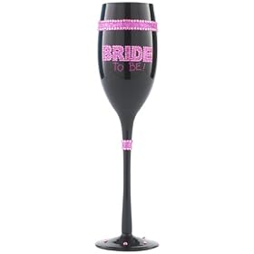 Boxer Gifts Champagne Flute, Bride To Be, Black