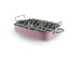 blinQ 14 Inch x 10 Inch Roaster Pan with Rack Passionate Pink