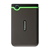 Transcend 750 GB 2.5-Inch USB 3.0 Military-Grade Shock Resistance Portable External Hard Drive for Mac and PC TS750GSJ25M3