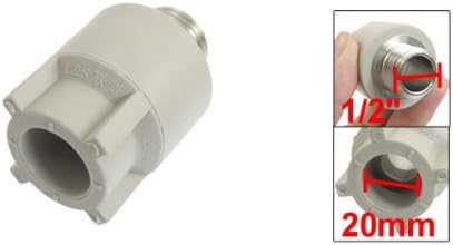 20m Slip x 1/2"PT Male Thread PPR Straight Adapter Pipe Connector