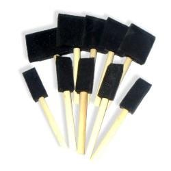 10 Pc Foam Paint Brush Set