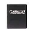 Ultra Pro Collectors Series: One BLACK w/Silver Foil Collector's 9 Pocket Combo Portfolio (Binder / Album with Pages) Great for Pokemon, YuGiOh or Sports Cards!