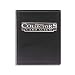 Ultra Pro Collectors Series: One BLACK w/Silver Foil Collector's 9 Pocket Combo Portfolio (Binder / Album with Pages) Great for Pokemon, YuGiOh or Sports Cards!