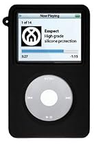 Exspect iPod video 60/80 GB  Black single skin and lanyard